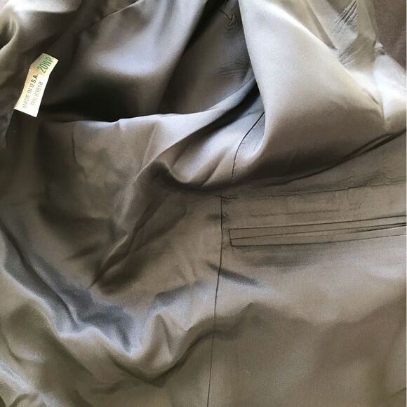 Austin Reed Classic Navy Wool Single Breasted Blazer Size 20W Petite Vintage NWT - Picture 7 of 13